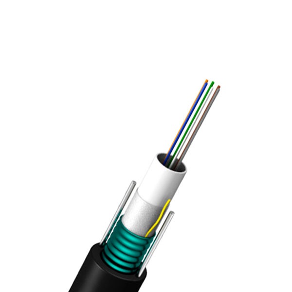 GYXTW6 - Fiber Optic Cable 6 Stand IN/OUT Multi Mode, 62.5/125 μm, OM1, Black Jacket